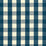 Schumacher Camden Cotton Check Indigo Fabric Sample 63039