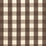 Schumacher Camden Cotton Check Java Fabric Sample 63041