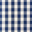 Schumacher Camden Cotton Check Navy Fabric Sample 63043