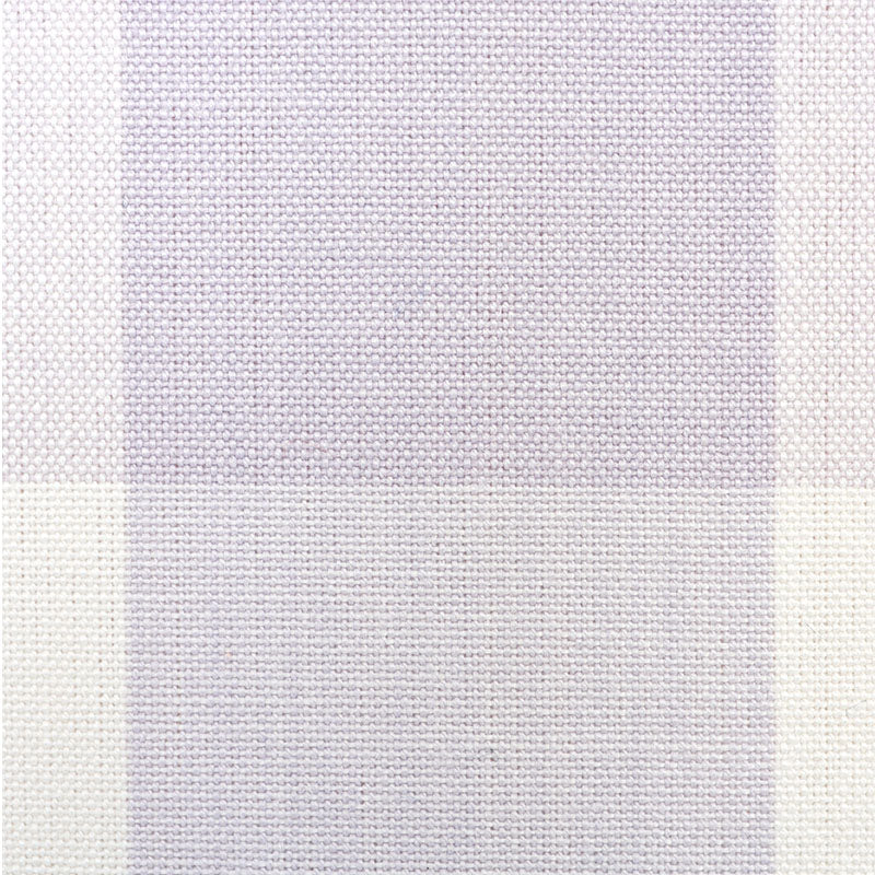 Schumacher Camden Cotton Check Lilac Fabric 63046