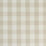 Schumacher Camden Cotton Check Natural Fabric Sample 63049