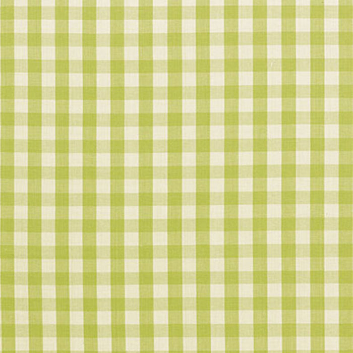 Schumacher Elton Cotton Check Pear Fabric Sample 63055