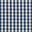 Schumacher Elton Cotton Check Navy Fabric 63063