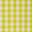 Schumacher Elton Cotton Check Yellow Fabric 63069