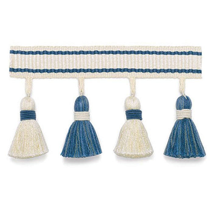 Schumacher Merida Tassel Fringe Marine Trim 63080