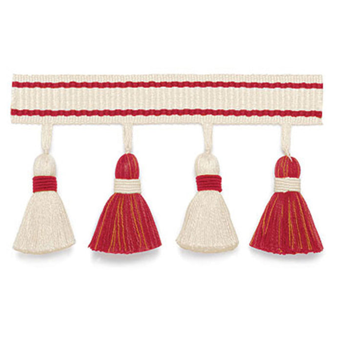 Schumacher Merida Tassel Fringe Coral Trim 63082