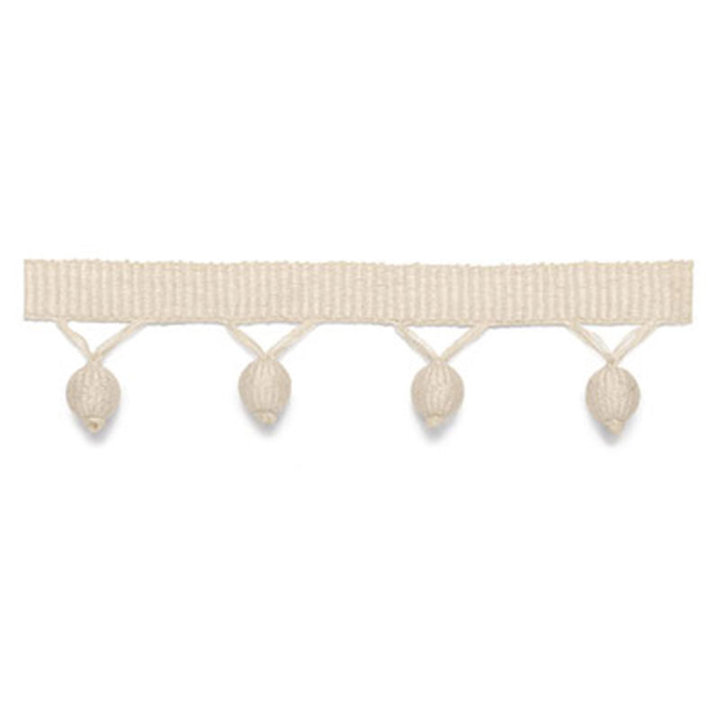 Schumacher Delray Bobble Fringe Vanilla Trim 63140