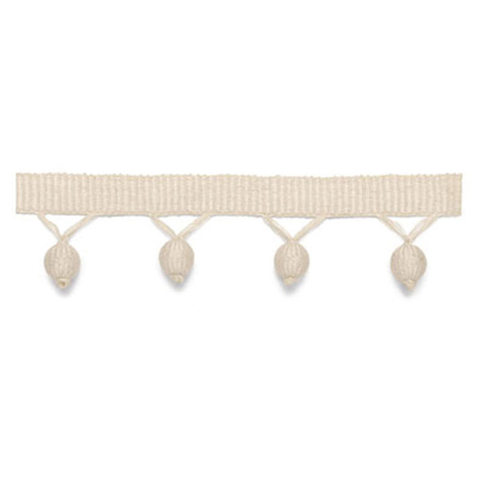 Schumacher Delray Bobble Fringe Vanilla Trim Sample 63140