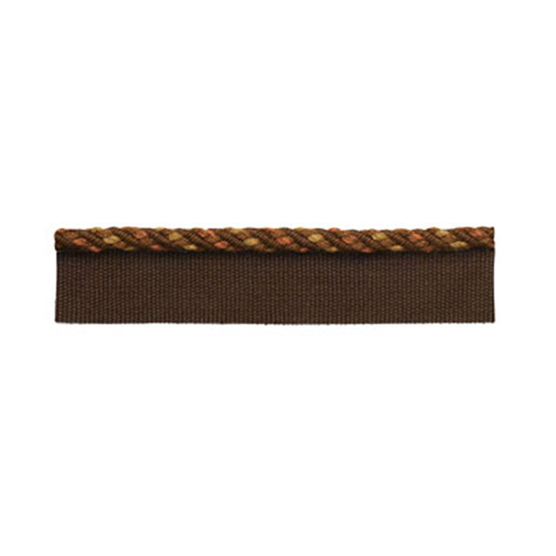 Schumacher Preston Lipcord Mocha Trim Sample 63231