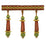 Schumacher Addington Molded Tassel Fringe Rosewood Trim 63280