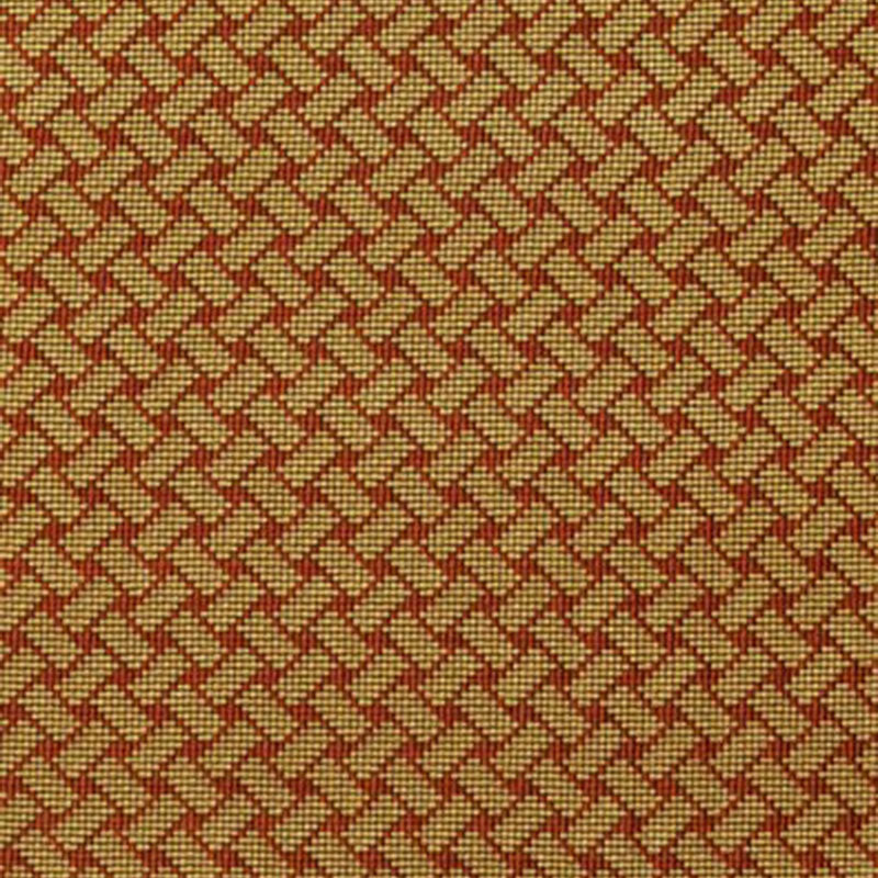 Schumacher Bristol Weave Epingle Pomegranate Fabric 63393