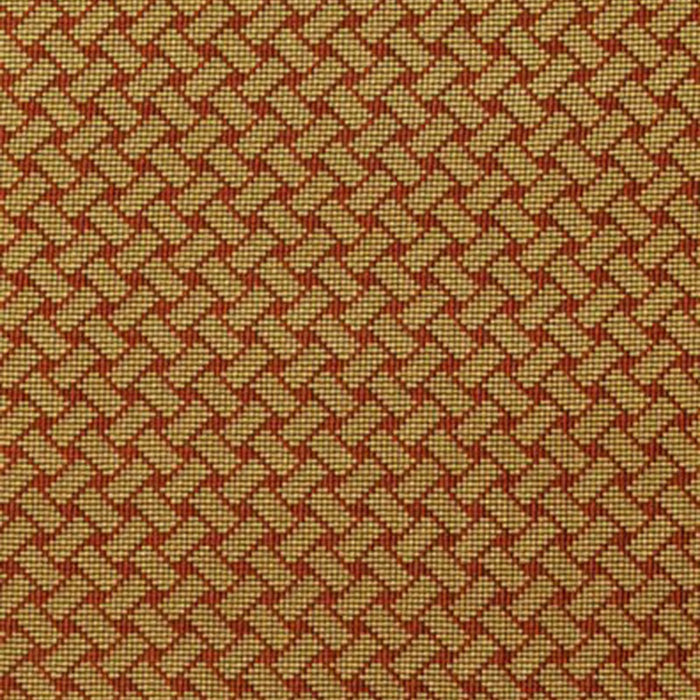 Schumacher Bristol Weave Epingle Pomegranate Fabric Sample 63393