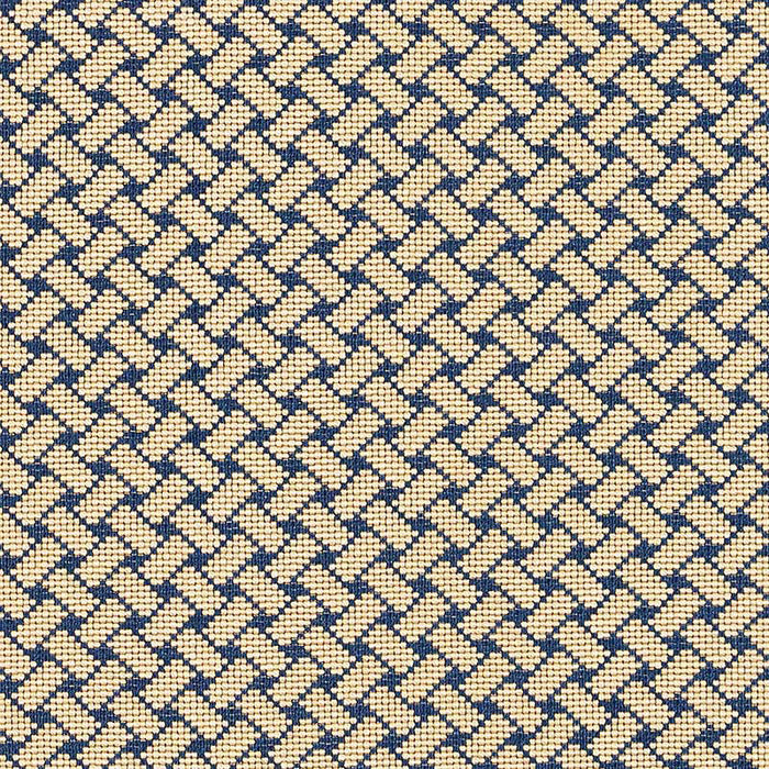 Schumacher Bristol Weave Epingle Blue Fabric 63396