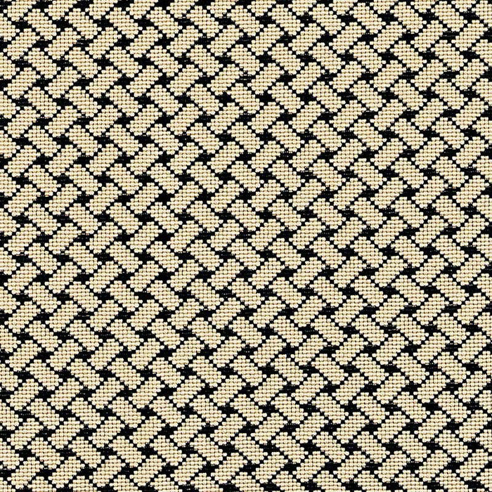 Schumacher Bristol Weave Epingle Noir Fabric Sample 63397