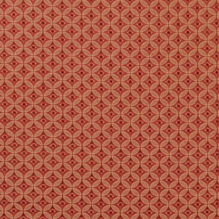 Schumacher Cara Weave Poppy Fabric Sample 63403