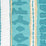 China Seas Abaco Stripe Turquoise And Beige Fabric Sample 6350-03