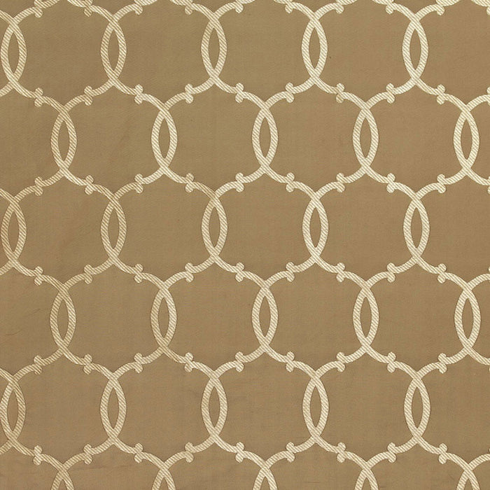 Schumacher Silk Tracery Mocha Fabric Sample 63710