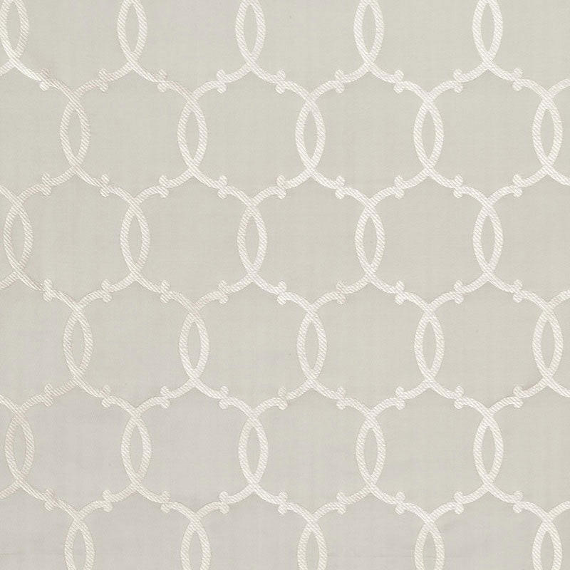 Schumacher Silk Tracery Pearl Fabric 63711