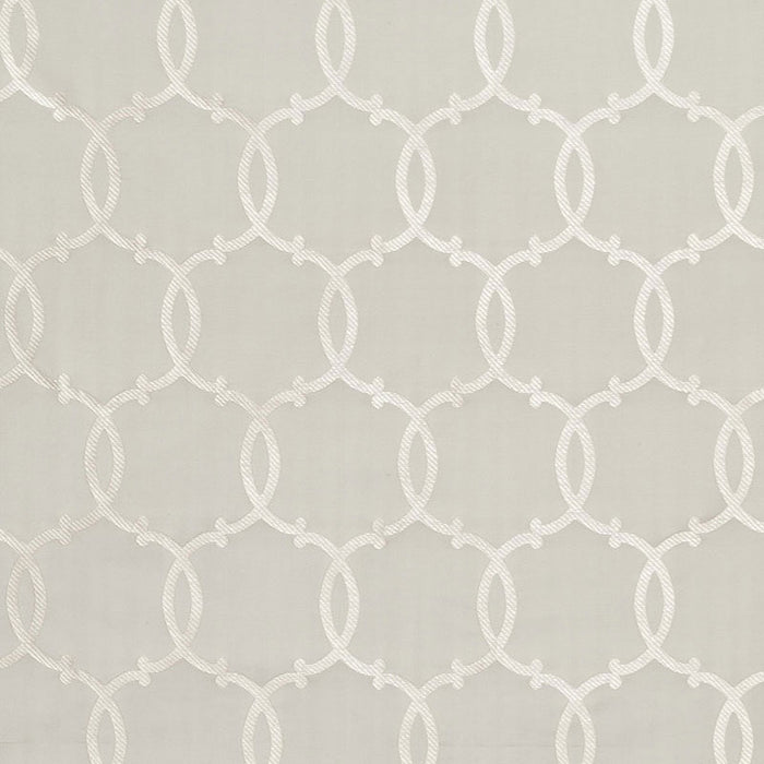 Schumacher Silk Tracery Pearl Fabric Sample 63711