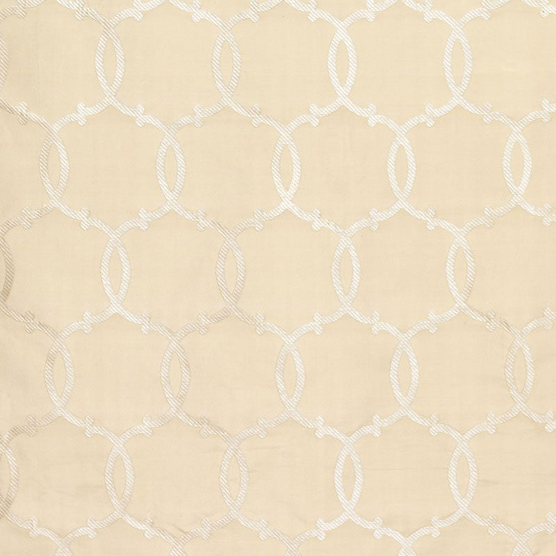 Schumacher Silk Tracery Alabaster Fabric 63712