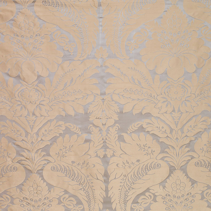 Schumacher Bennet Silk Damask Mineral Fabric 63731