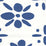 China Seas Wildflowers Ii Royal Blue Wallpaper Sample 6380-06WWP