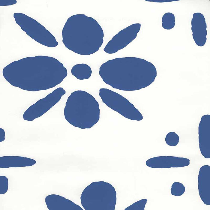 China Seas Wildflowers Ii Royal Blue Wallpaper 6380-06WWP