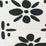 China Seas Wildflowers Ii Black Fabric Sample 6380-10