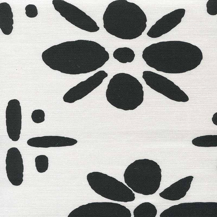 China Seas Wildflowers Ii Black Fabric Sample 6380-10