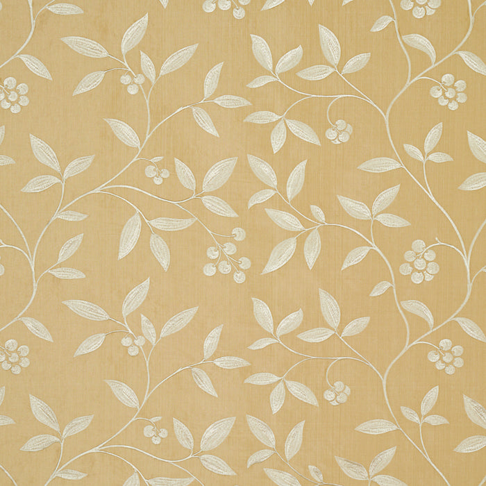 Schumacher Adelaide Embroidery Blonde Fabric 64331