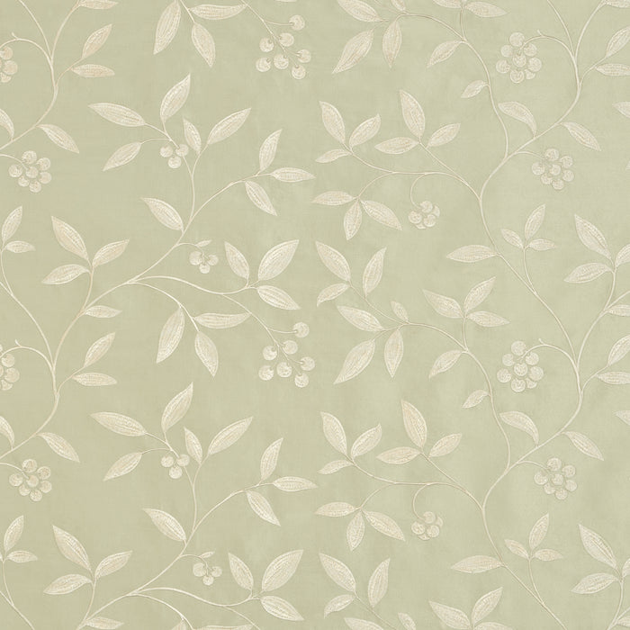 Schumacher Adelaide Embroidery Ciel Fabric 64332