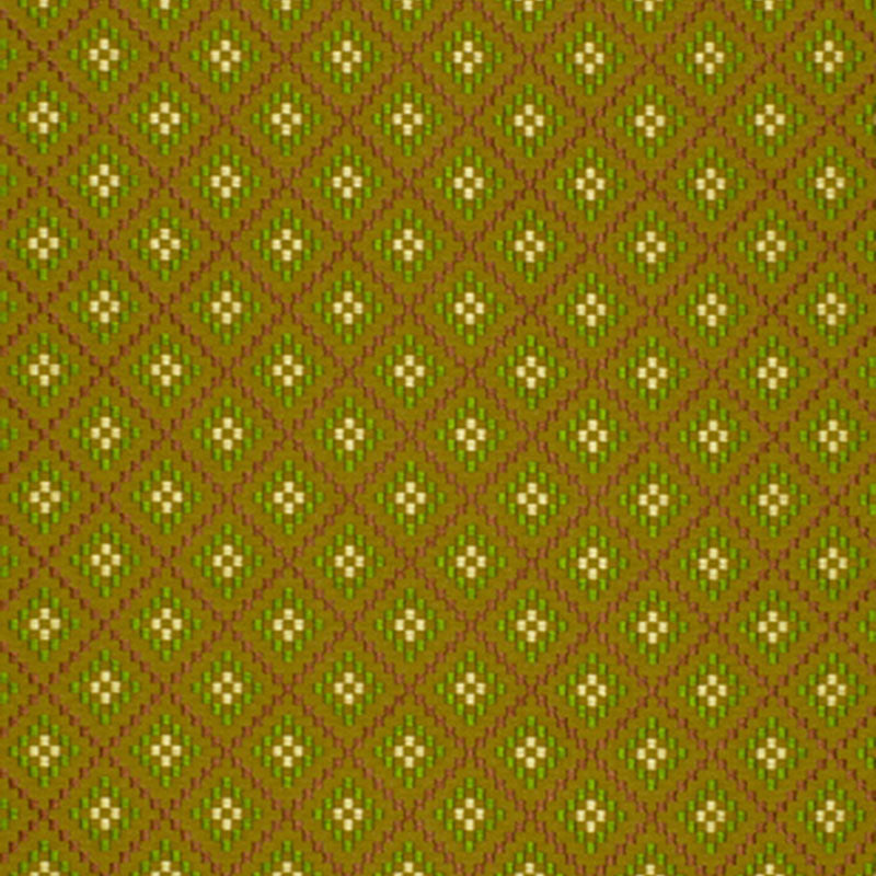 Schumacher Checkers Chartreuse / Leaf Fabric 64411