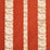 Schumacher Mandarin Silk Stripe Coral Fabric 64431