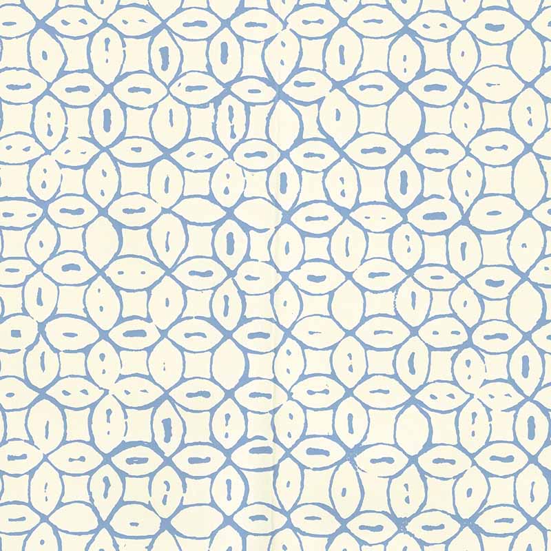 China Seas Melong Batik French Blue Wallpaper 6450-01WP