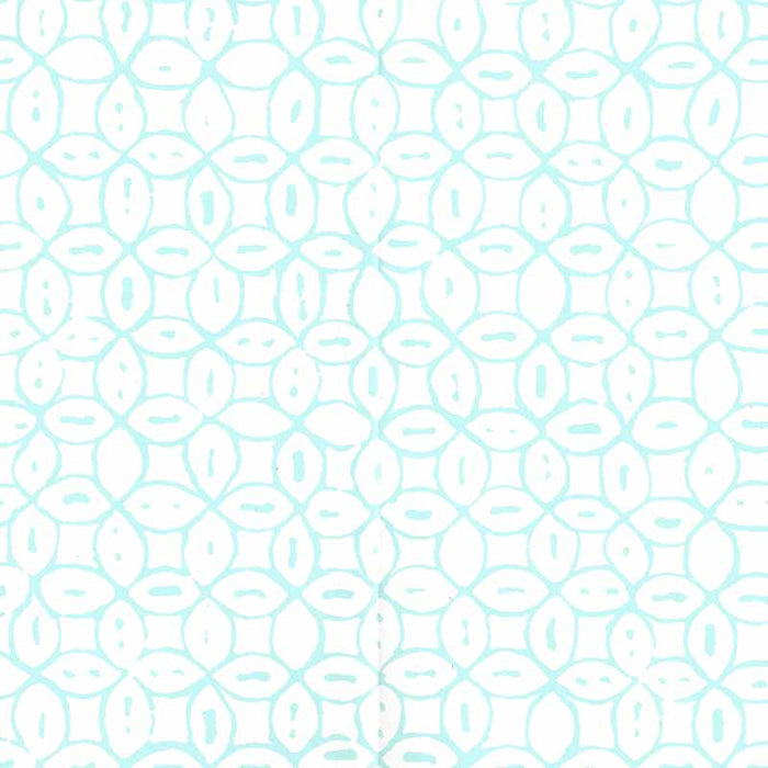 China Seas Melong Batik Turquoise Wallpaper Sample 6450-12WP