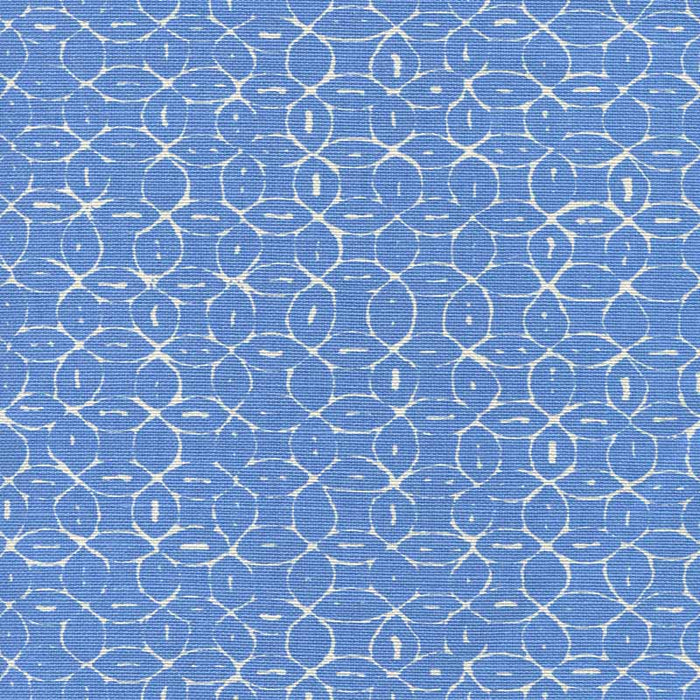 China Seas Melong Batik Reverse French Blue Fabric Sample 6455-01