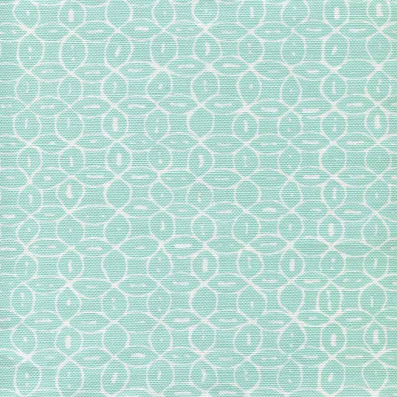 China Seas Melong Batik Reverse Light Turquoise Fabric Sample 6455-13