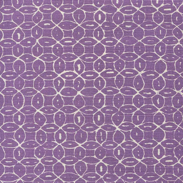 China Seas Melong Batik Reverse Purple Fabric Sample 6455-16