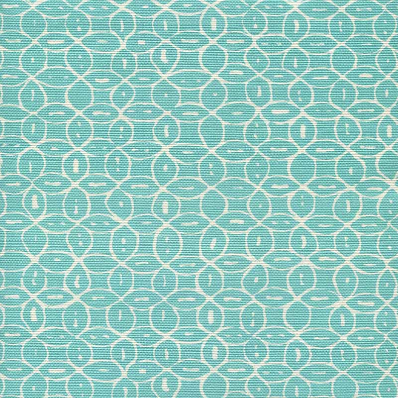 China Seas Melong Batik Reverse Turquoise Fabric Sample 6455-33