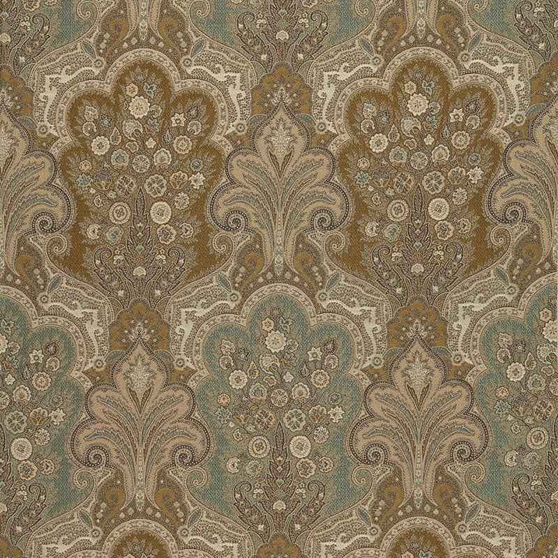 Schumacher New Castle Paisley Venetian Fabric 64592