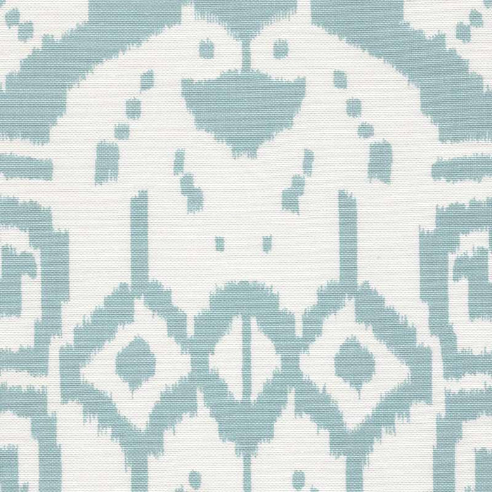 China Seas Island Ikat Bali Blue Fabric Sample 6460-02