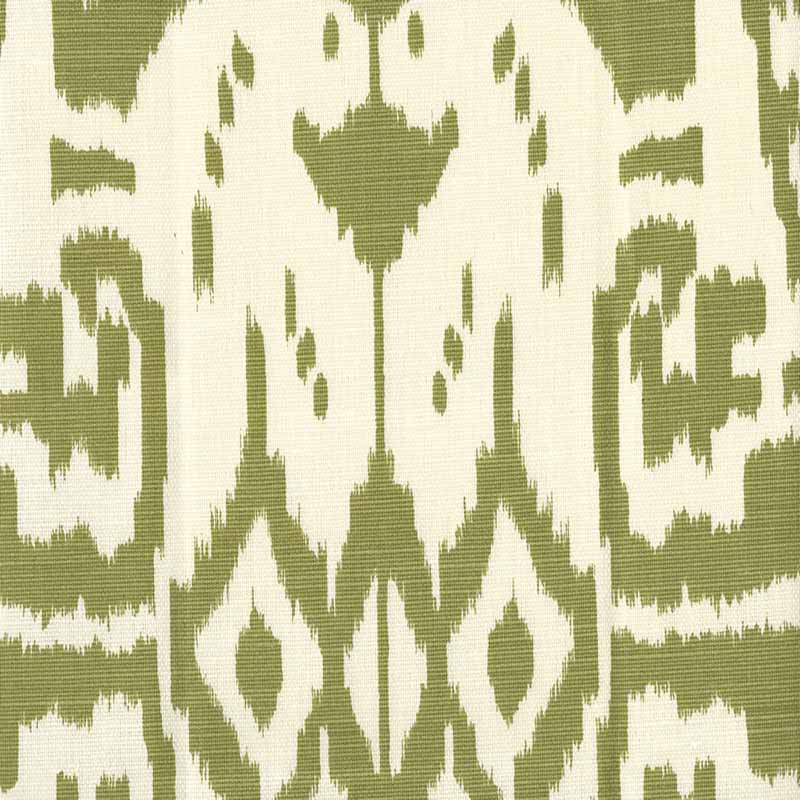 China Seas Island Ikat Pistachio Fabric 6460-26