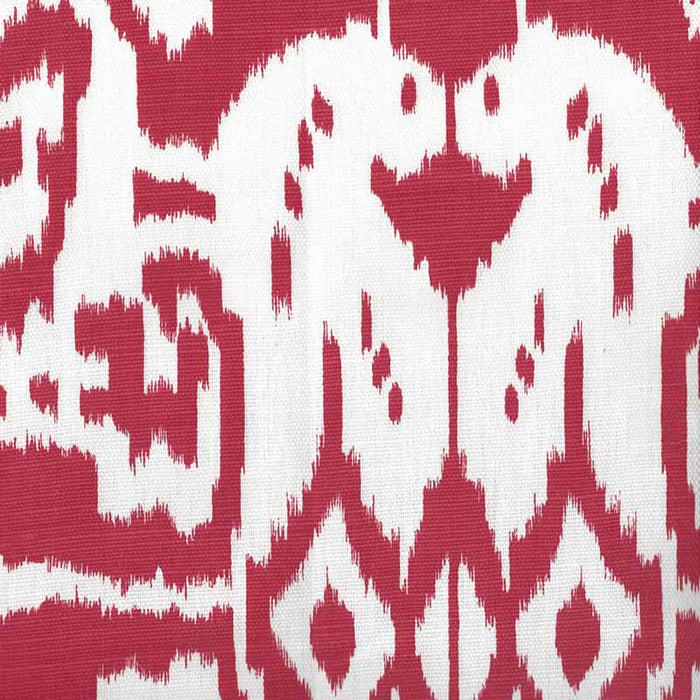 China Seas Island Ikat Dark Red Fabric 6460-29