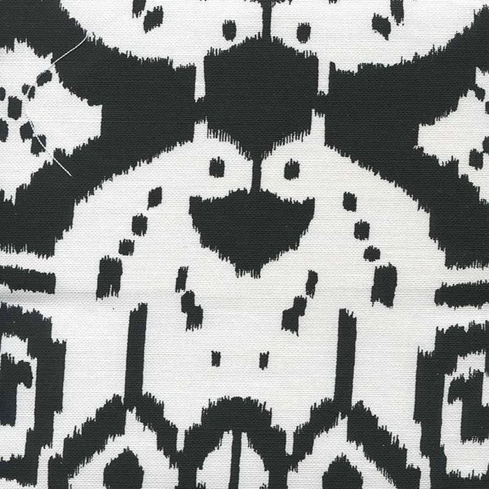 China Seas Island Ikat Black Fabric Sample 6460-33