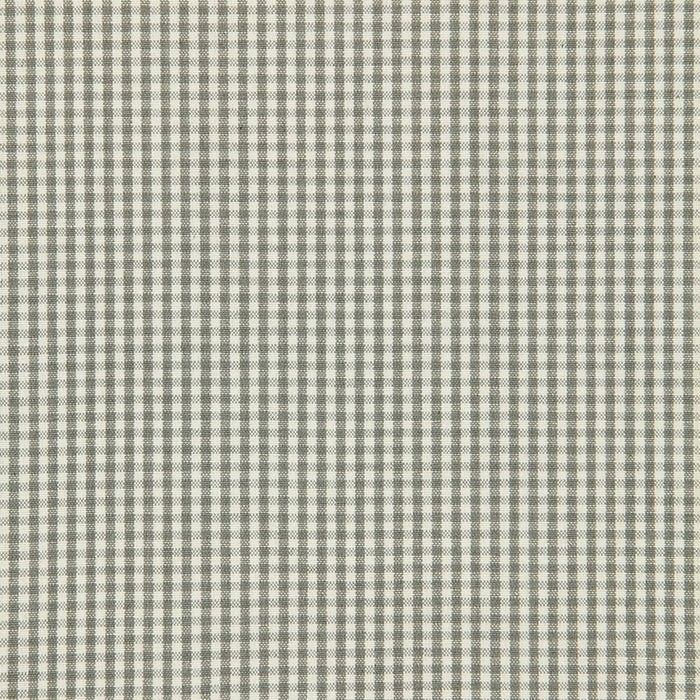 Schumacher Barnet Cotton Check Nickel Fabric 64625