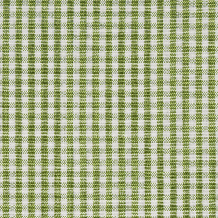 Schumacher Barnet Cotton Check Leaf Fabric Sample 64638