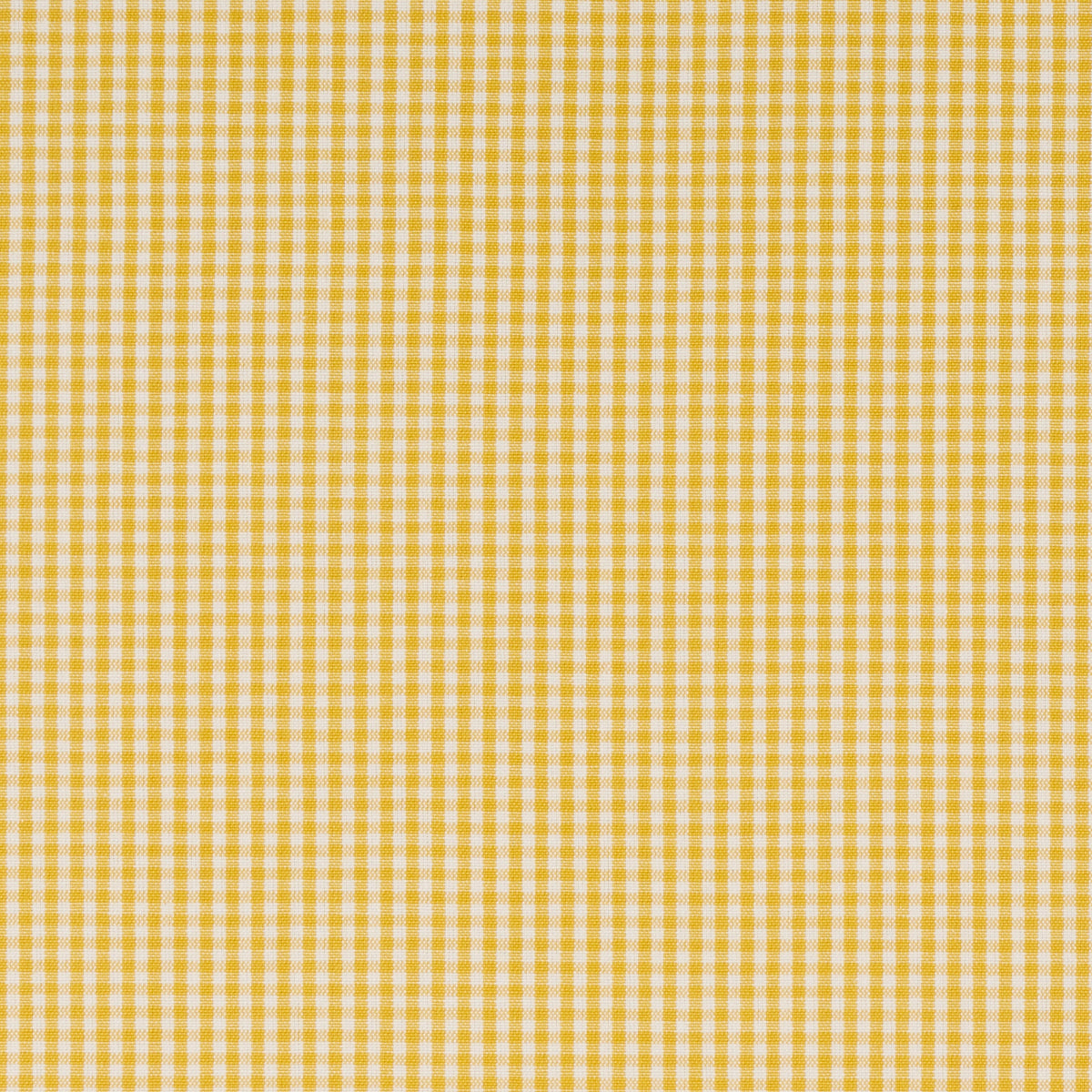 Schumacher Barnet Cotton Check Yellow Fabric 64639