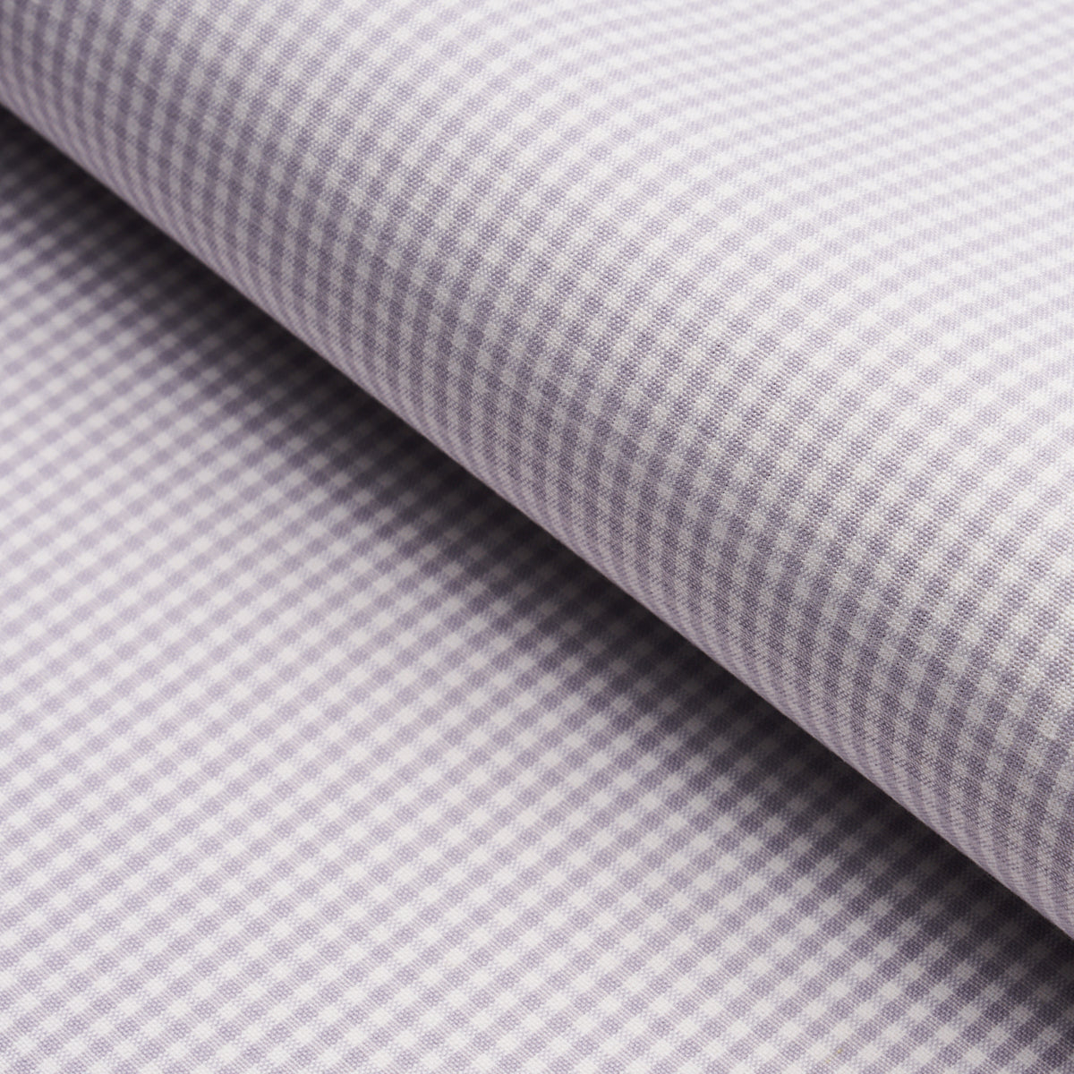 Schumacher Barnet Cotton Check Lilac Fabric 64648