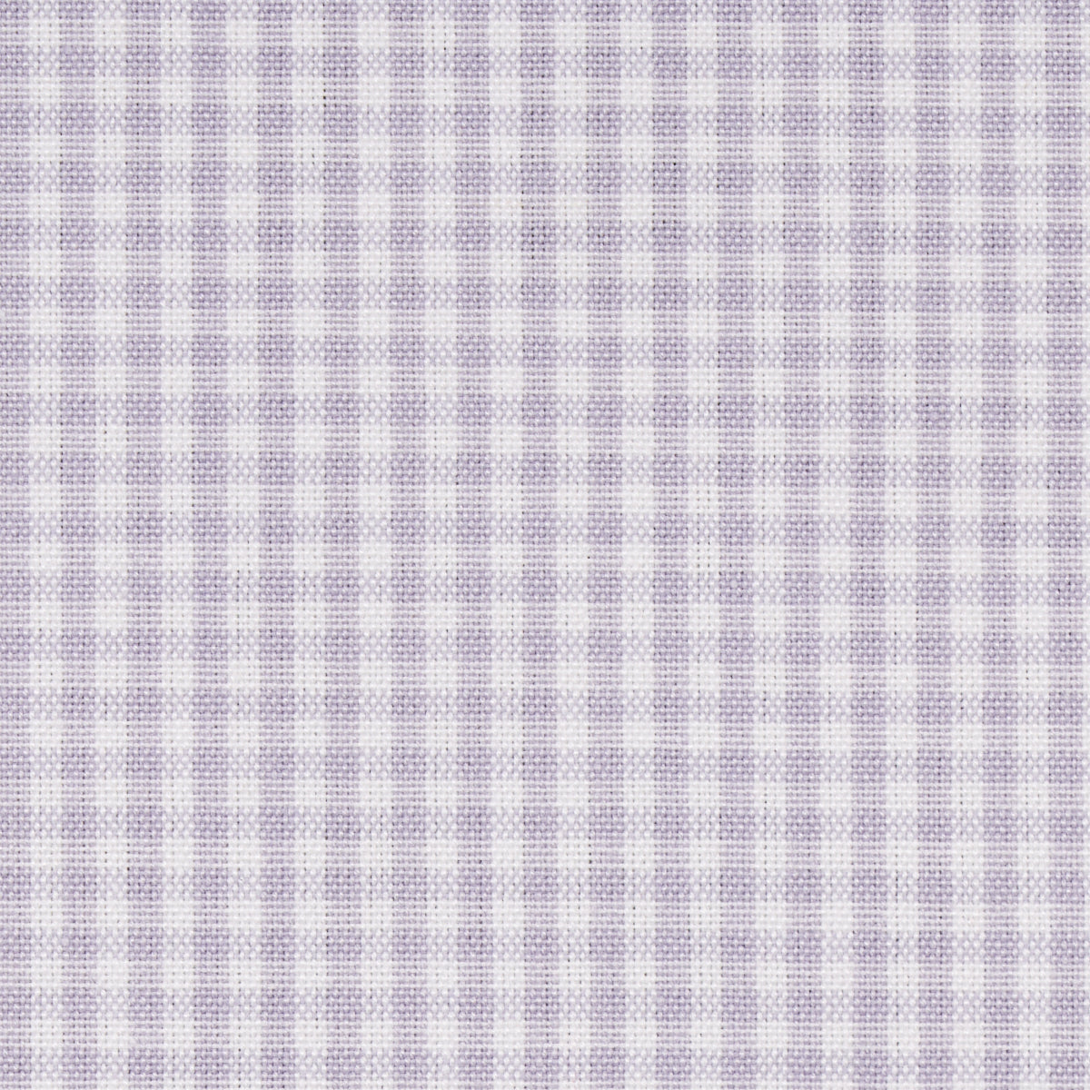 Schumacher Barnet Cotton Check Lilac Fabric 64648