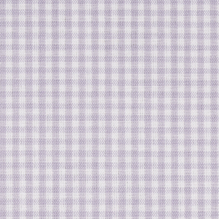 Schumacher Barnet Cotton Check Lilac Fabric Sample 64648